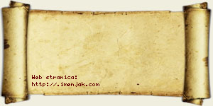 Tadej Stanojević vizit kartica